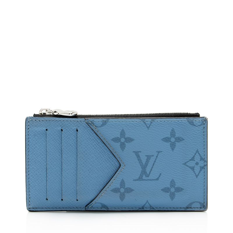 Louis Vuitton Monogram Taiga Leather Coin Card Holder
